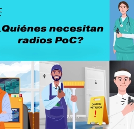 ¿Quiénes necesitan radios PoC?