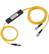 Divisor PLC de fibra óptica FC/UPC 1x2, divisor FBT de fibra monomodo