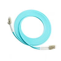 Cable de parche óptico OM3 LC/UPC multimodo 3m, fibra óptica, dúplex, 3,0mm
