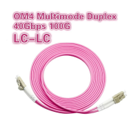 Cable de conexión de fibra óptica, OM4 multimodo Duplex 40gbps 100G, LC-LC 3m 50/125 2mm, 2 núcleos