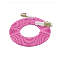 Cable de conexión de fibra óptica, OM4 multimodo Duplex 40gbps 100G, LC-LC 5m 50/125 2mm, 2 núcleos