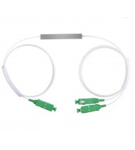 SPLITER OPTICO -  divisor de fibra óptica 1X2 - SC/APC PLC 0,9mm