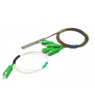 SPLITER OPTICO -  divisor de fibra óptica 1X4 - SC/APC PLC 0,9mm