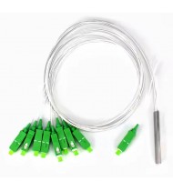 SPLITER OPTICO -  divisor de fibra óptica 1X8 - SC/APC PLC 0,9mm